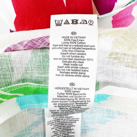 NWT Hobbs Daria Floral Linen Dress SIze US 4 - Picture 12 of 12